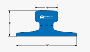 A75 crane rail